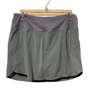CRZ YOGA Light Grayish Blue Sports Skirt Skort RS136 Mens Size M 8/10 NWT